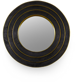 Natural Round Layered Mirror