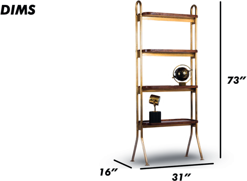 Industrial Ladder Shelf