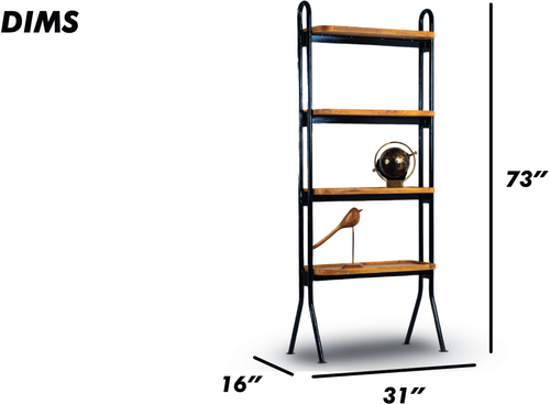 Industrial Ladder Shelf