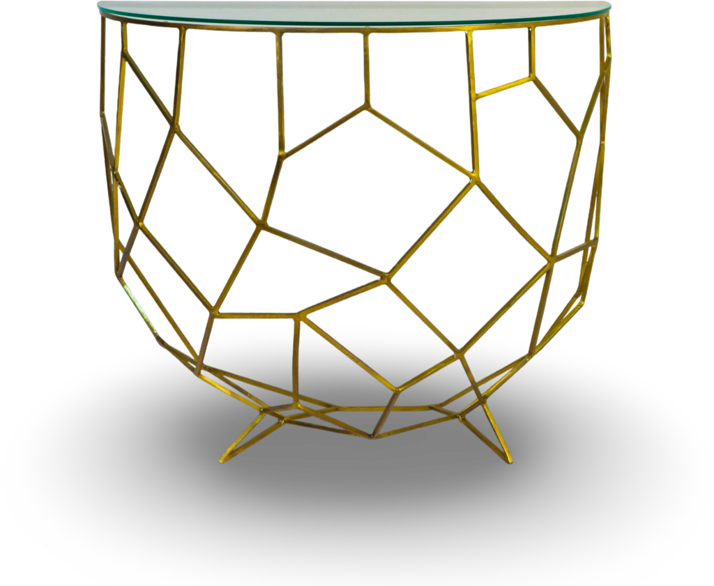 Geometric Console Table