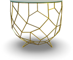 Geometric Console Table
