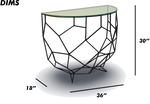Geometric Console Table
