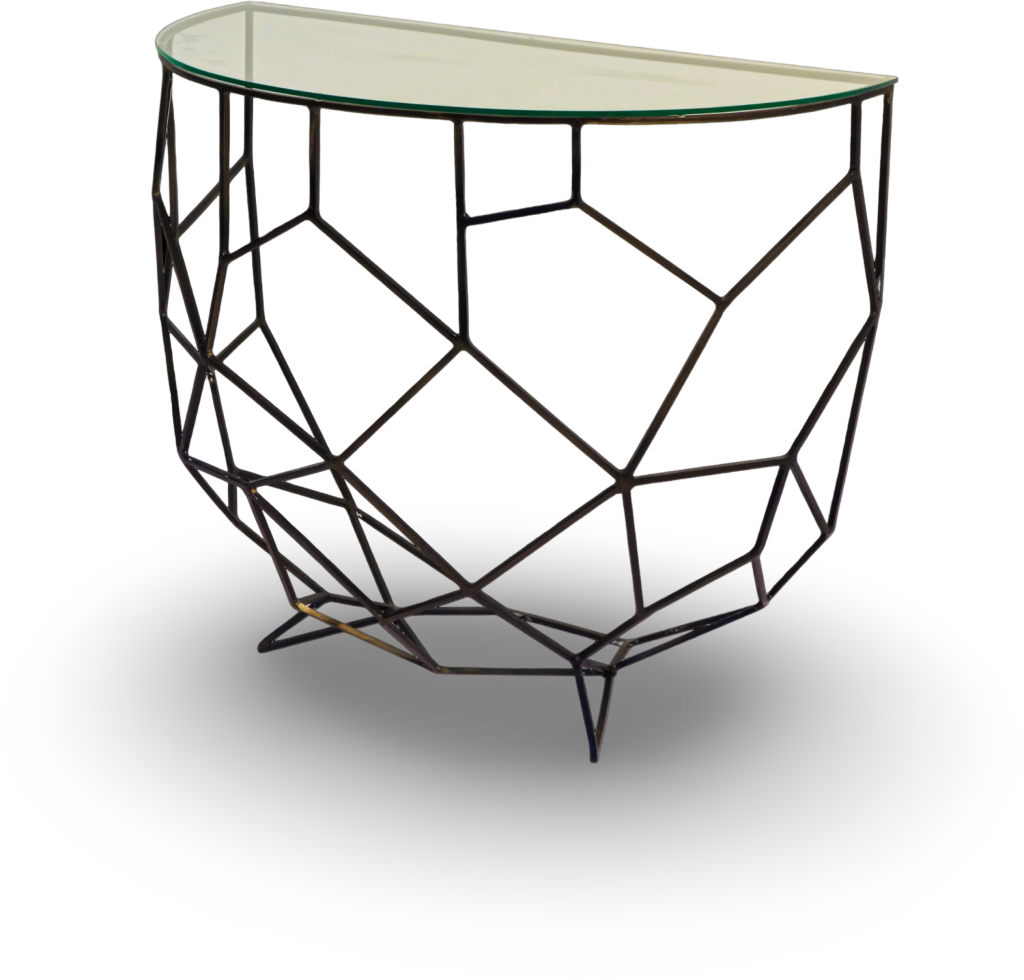 Geometric Console Table