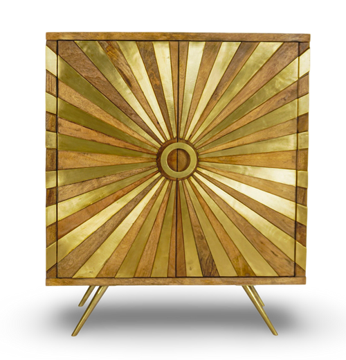 Sunburst Bar Cabinet