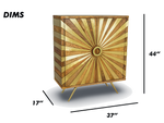 Sunburst Bar Cabinet