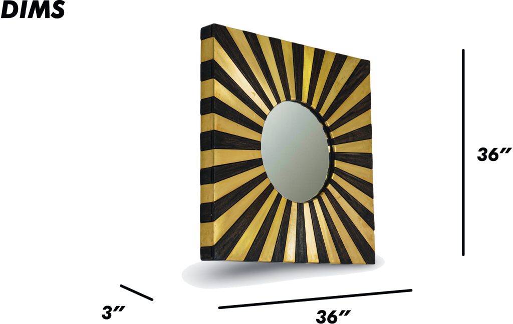Starburst Square Mirror
