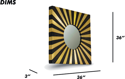 Starburst Square Mirror