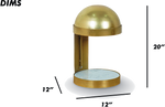 Dome Gold Table Lamp