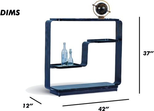 Modern Gold Bar Shelf