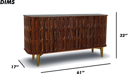 Console Sideboard Brushed Grey