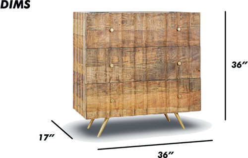 Sierra 3-Drawer Dresser
