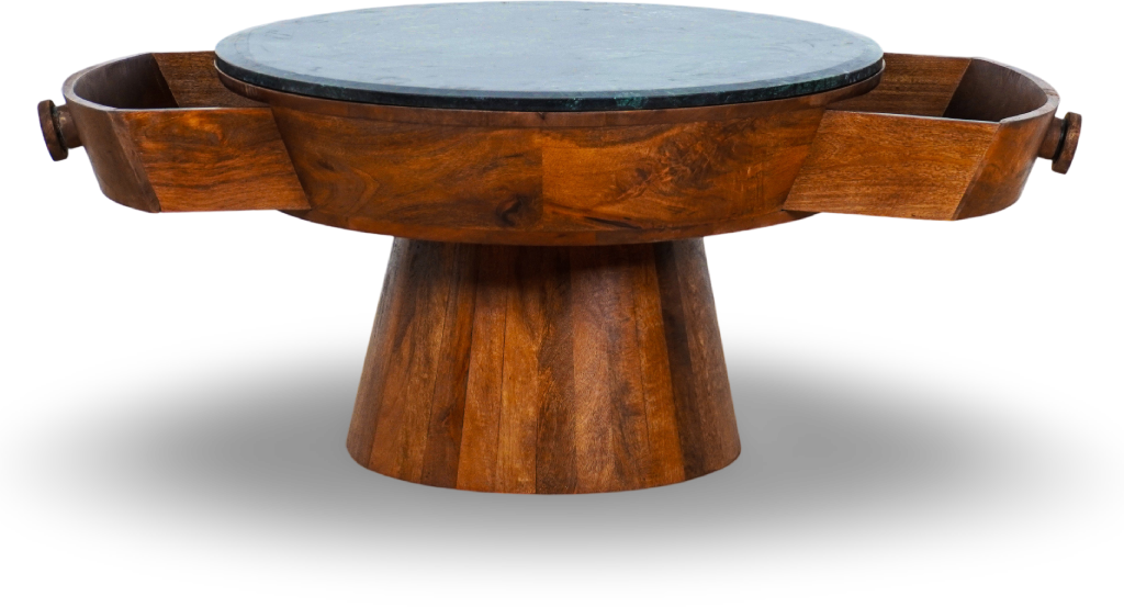 Natural Round Coffee Table