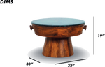 Natural Round Coffee Table