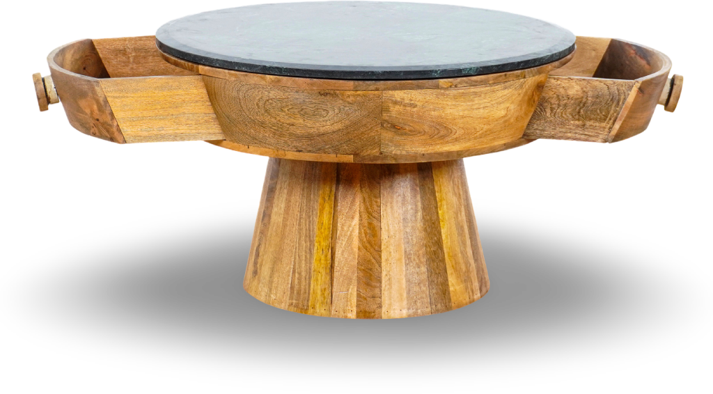 Natural Round Coffee Table