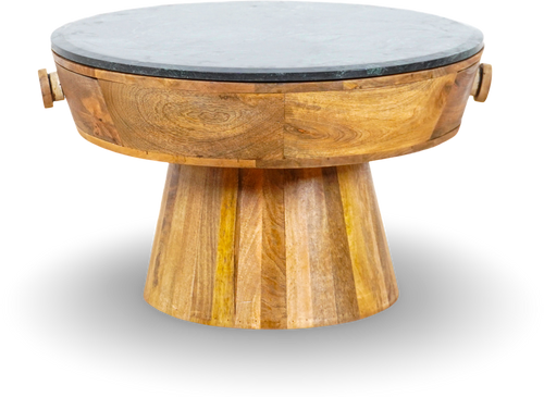 Natural Round Coffee Table