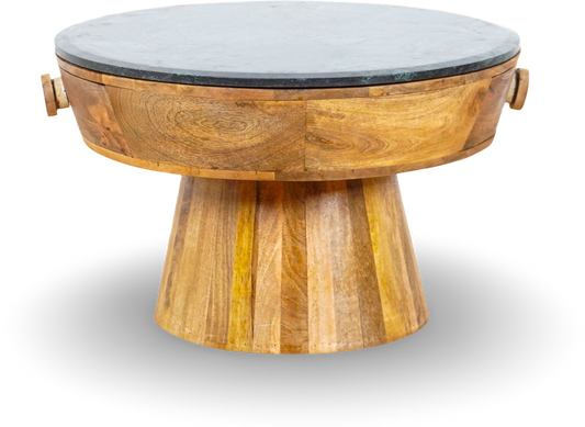 Natural Round Coffee Table
