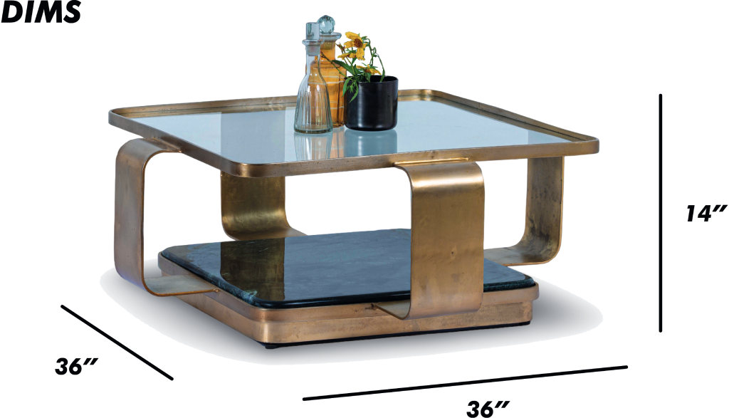 Square Metal Coffee Table