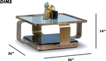 Square Metal Coffee Table