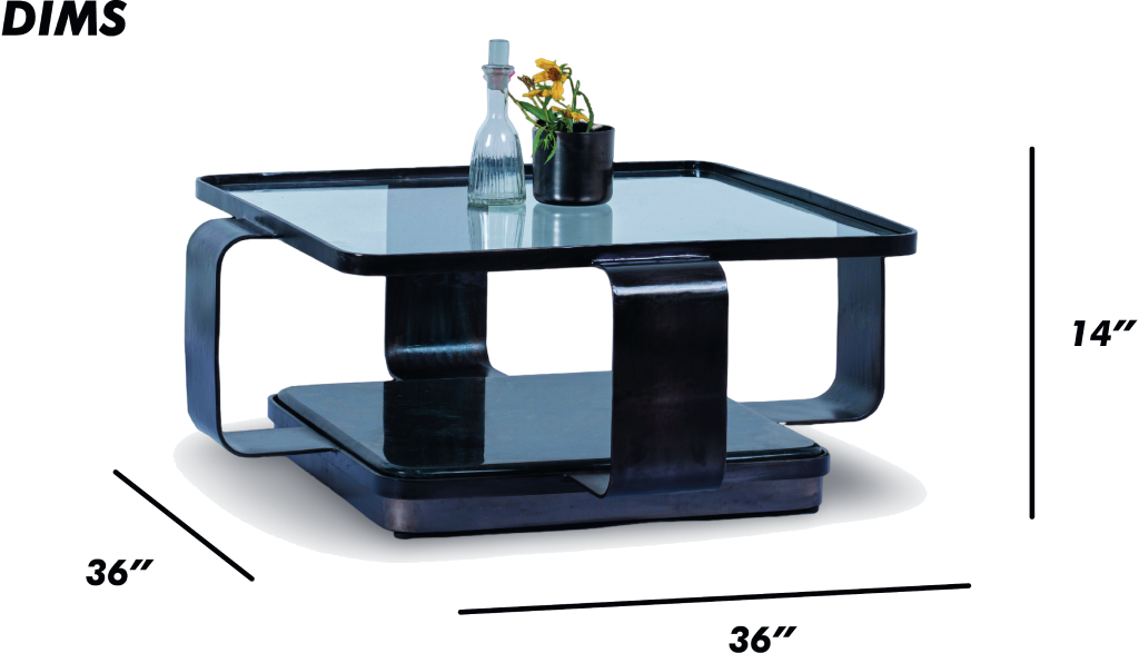Square Metal Coffee Table