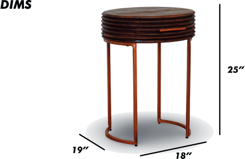 Night Table Natural Charm