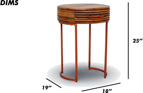 Night Table Natural Charm