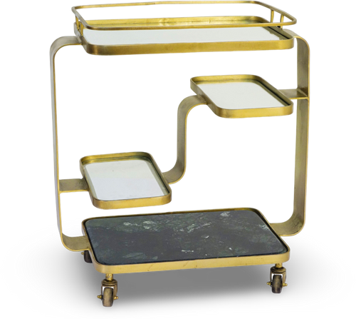 Multi-Tier Industrial Bar Trolley