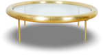 Gold Round Coffee Table