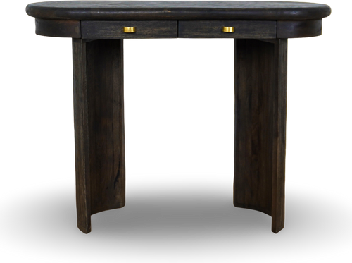 Brown Wood Console Table