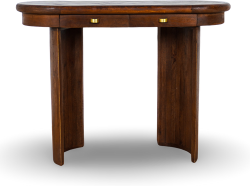 Brown Wood Console Table