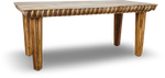 Wood Carved Edge Dining Table