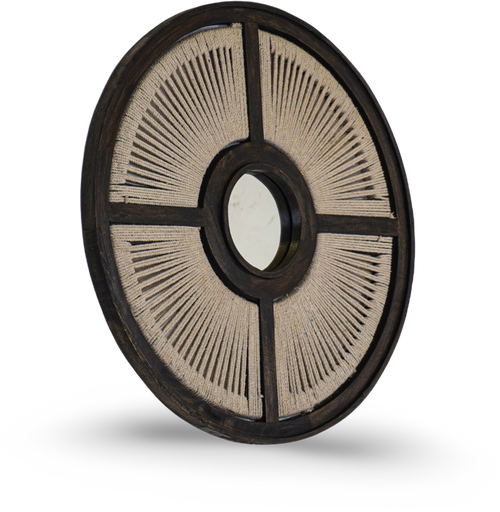 Wall Mirror with Rope Detailing