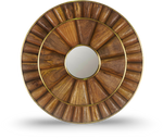 Brushed Sunburst Wall Mirror