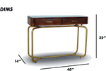 Console Table Brown Harmony