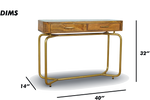 Console Table Brown Harmony
