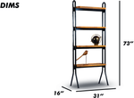 Industrial Ladder Shelf
