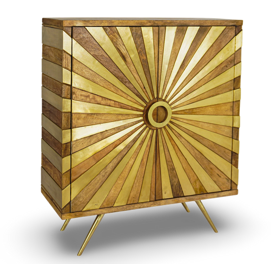 Sunburst Bar Cabinet