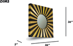 Starburst Square Mirror