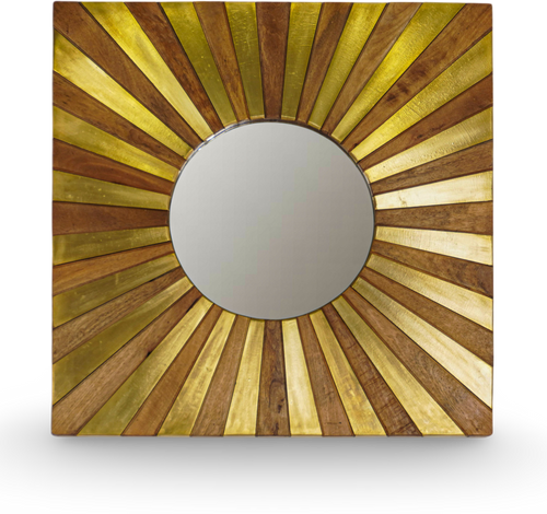 Starburst Square Mirror