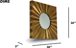 Starburst Square Mirror