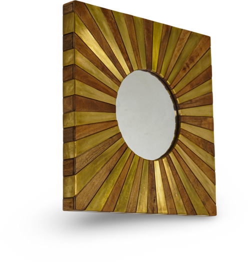 Starburst Square Mirror