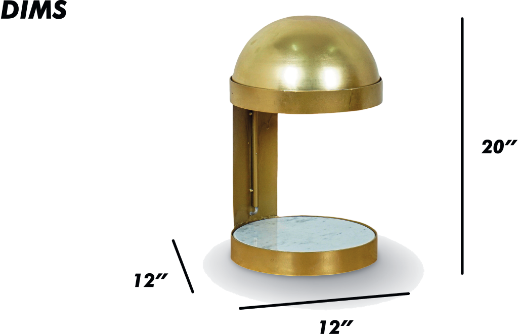 Dome Gold Table Lamp