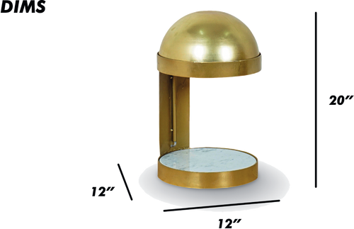 Dome Gold Table Lamp