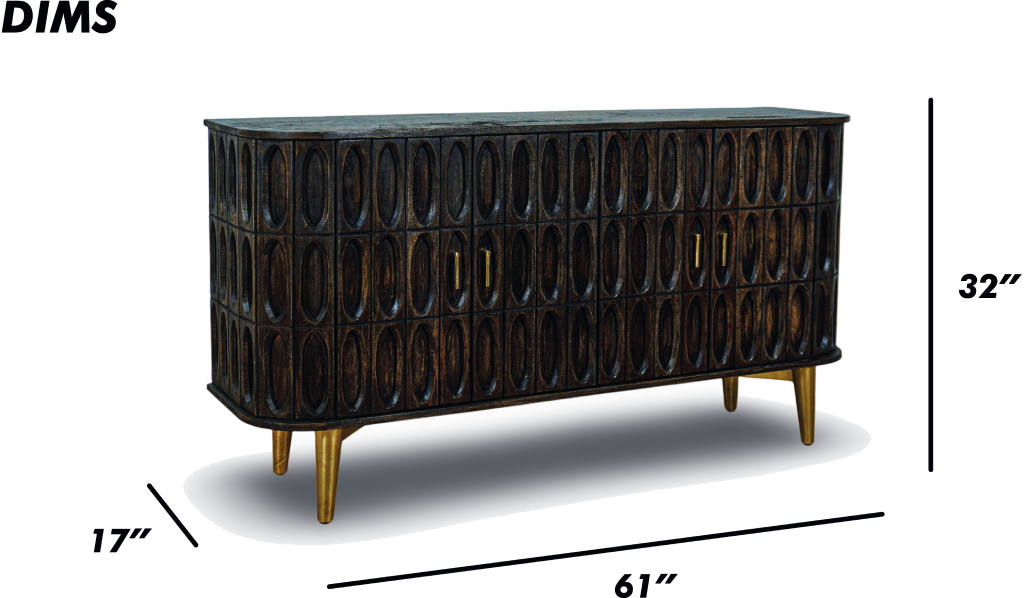 Console Sideboard Brushed Grey