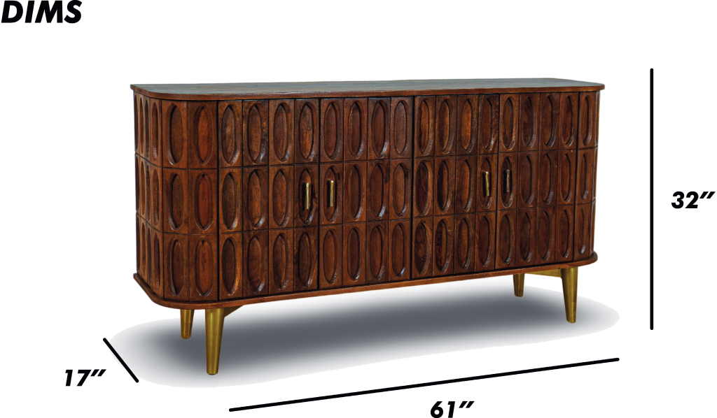 Console Sideboard Brushed Grey