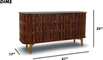 Console Sideboard Brushed Grey