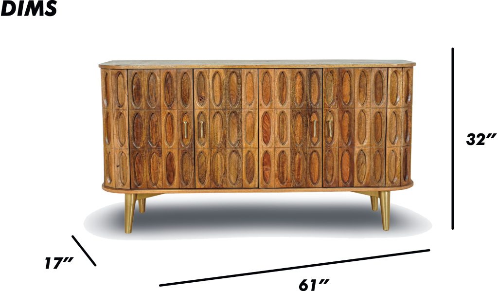 Console Sideboard Brushed Grey