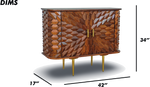 Grey Chevron Bar Console