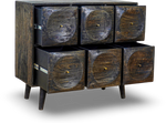 Six-Drawer Dresser (Grey Brush Finish)