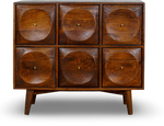 Six-Drawer Dresser (Grey Brush Finish)