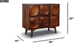 Six-Drawer Dresser (Grey Brush Finish)